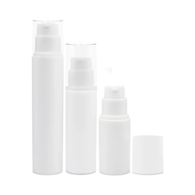 Modern and sleek airless bottle family in 15ml, 30ml, and 50ml sizes Model: BLAW