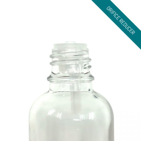 Glass bottle with orifice reducer insert Model BLCREWAMCAP