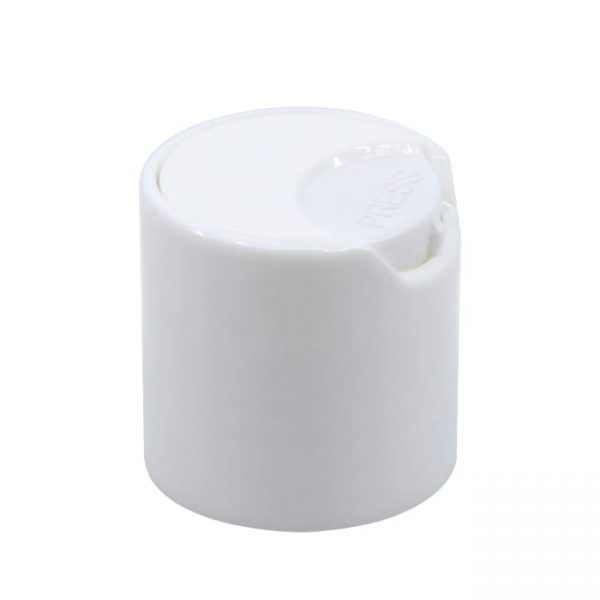 White disc cap cosmetic closure Model BLDC