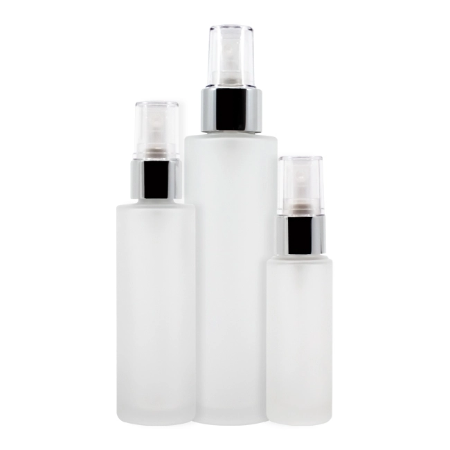 Frosted glass mist sprayer bottle for skincare products Model BLSXBMS
