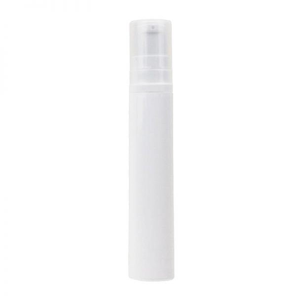 Travel size white airless bottle tall capacity Model: BLJBPP