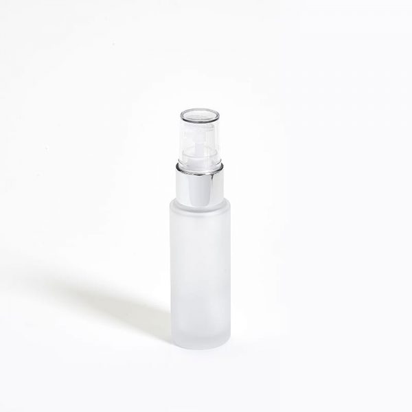 Frosted glass mist sprayer bottle for skincare products Model BLSXBMS