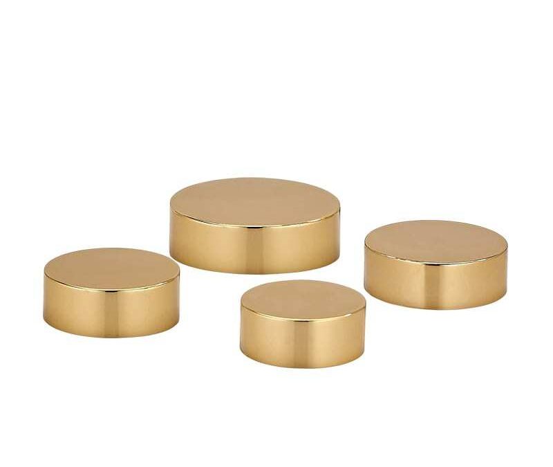 Shiny Gold High Profile Jar Cap