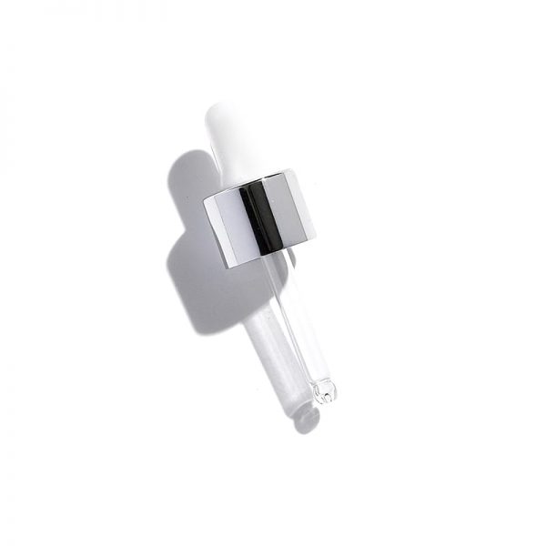 Shiny silver dropper for 15ml glass bottle Model BLZHPJDR