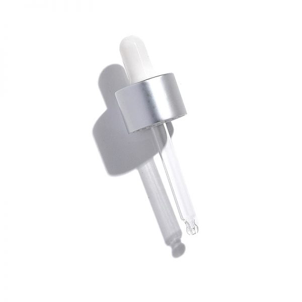 Matte silver dropper for 30ml glass bottle Model BLZHPJDR