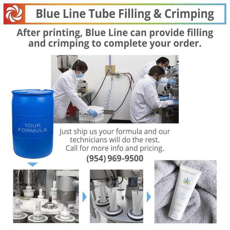 Blue Line Tube Filling and Crimping to complete your order.